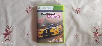 Bezdrotovy volant+forza horizon na xbox360 - 5