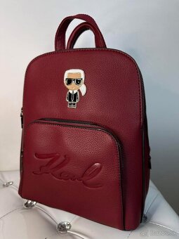 Karl Lagerfeld ruksak bordovy - 5