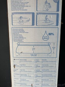 Predám bazén BESTWAY Fast Set - 5