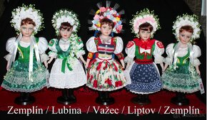 Predám nové slovenské krojované bábiky č. 2 - 5