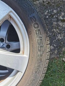 Letné Pneumatiky + disky alu Dezent TY 205/55 R16 5x110 - 5