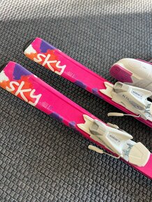 Dievčenské lyže Elan Sky QS 21/22 - 130 cm + lyžiarky - 5