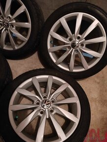 4ks alu disky orig. VW 5x112 R17 pneu zimné - 5