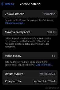 iPhone 15 Pro 128gb 2 mesiace starý - 5