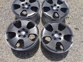 5x112 r17 hliníkové disky Audi A3, grafit, Volkswagen - 5