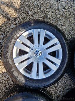 Alu disky s pneu 215/55 R16 vw - 5