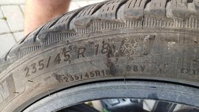 PREDÁM DISKY S PNEUMATIKAMI MICHELIN 235/45 R 18 - 5