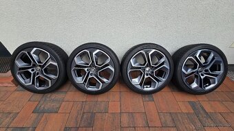 19" ALU Škoda Altair Anthracit + letné pneu 225/45 Bridgest - 5