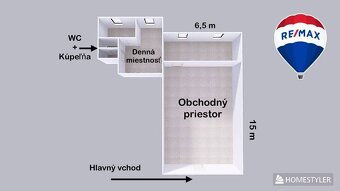 Obchodný priestor v centre mesta Púchov 112m2 - 5