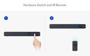 PremiumCord HDMI switch 4:1 s podporou rozlíšenia 4K x 2K - 5