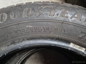 215/65 r16 zimné 2 ks GOODYEAR dezén 8,9 mm DOT2020 - 5