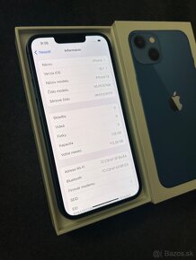 Iphone 13 128GB blue - pekný stav - záruka - 5