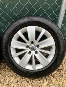 Volkswagen alu disky R16 5x112 s pneumatikami 215/60 - 5