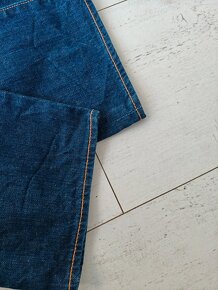 LEVIS 501 31/32 námornícka  modra panske rifle džínsy - 5