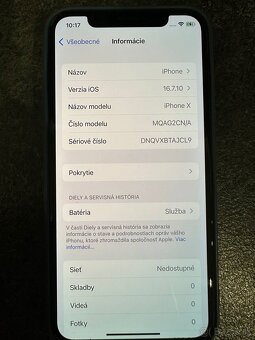 IPhone X 256 GB Silver - 5