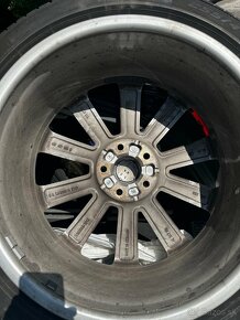 R20 Audi Alu Disky 5x112 plus letne pneu - 5