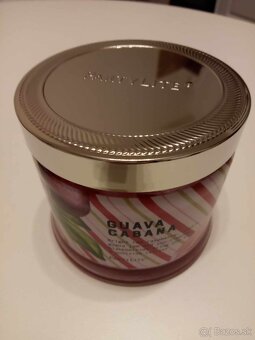 NOVÁ VEĽKÁ LUXUSNÁ SVIEČKA PartyLite GUAVA CABANA ...9€  - 5