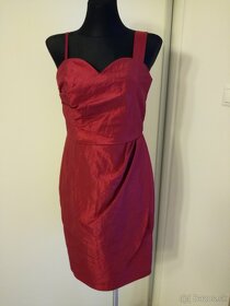 Šaty červené - nové, veľ.40 - zníž. cena - 5