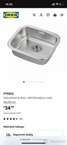 Kuchynský drez ikea Fyndig - 5