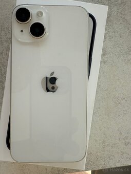 IPhone  14  128GB Biela zánovná TOP STAV - 5