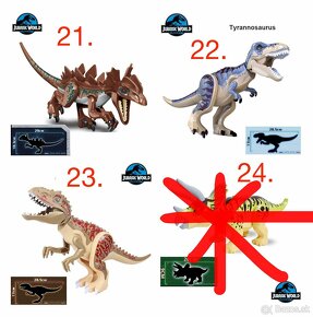 Obrovské dinosaury typ lego - nové, nehrané - 5