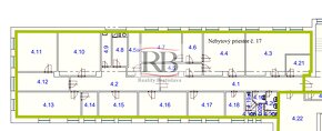 Administratívny celok kancelárií 358,9m2 na PREDAJ, Záhradní - 5