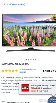 Predám LED televízor Samsung - 5