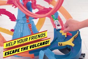 Hot Wheels - Volcano Escape - dráha - 5