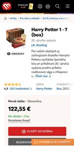 Harry potter Box 1-7 edícia 20. výročie - 5