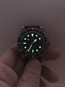 Seiko bronze diver GMT - 5