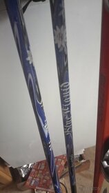 Lyže blizzard 170cm paličky 130 - 5