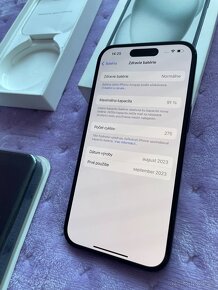 iPhone 15 256GB Black + záruka - 5