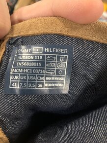 Kožené čižmy TOMMY HILFIGER HUDSON 11B (41) - 5