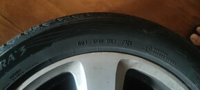 Disky R17 original Bmw s letnymi pneumatikami 225/50 r17 - 5