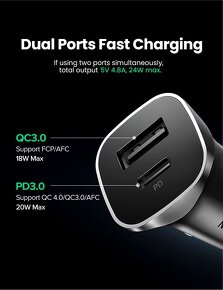 Ugreen PD Car Charger 24W - 5