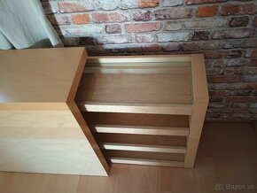 IKEA MALM čelo postele s výsuvnými poličkami - 5