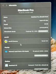 Macbook pro/16/m3max/48/1T + mys - 5