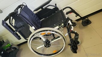 invalidny vozík 39cm pridavne brzdy pre asistenta AL - 5