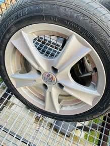 Letna sada hlinikove disky + letne pneu 155/65 R14 - 5