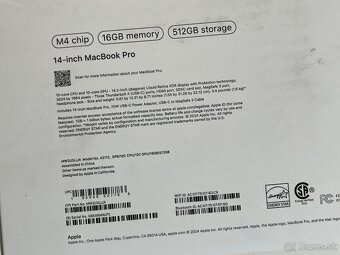 Macbook Pro 14" M4 16GB RAM 512GB SSD - 5