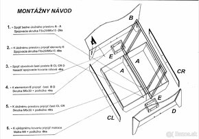 Manželská posteľ s nočnými stolíkmi, roštami a matracmi - 5