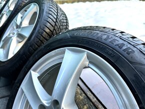 ALU disky DEZENT 5x108 R17 215/55 R17 zimné GOOD YEAR - 5