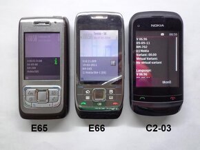 NOKIA E65 - E66 - C2 03 - 2680s - 6600i s - 6111 Výsúvačky - 5