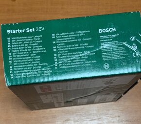 Nový Bosch starter set 36V 2. Ah aku batéria, nabíjačka - 5