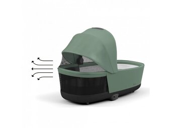 Predám detskú vaničku CYBEX Priam Lux Leaf green - 5