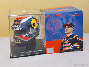 Predám Max Verstappen 2015 Toro Rosso F1 mini prilba 1:4 - 5