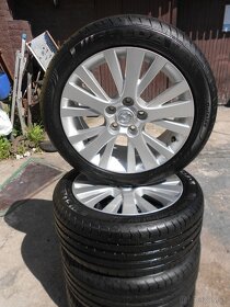 17"-LETNA SADA KOLIES NA PREDAJ 215/50R17 ORIG. MAZDA - 5