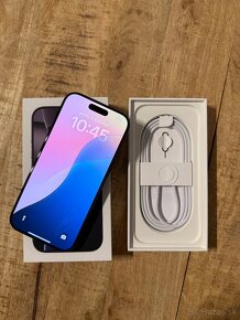 Apple iPhone 16 Pro 256GB Black Titanium, Záruka ,TOP Stav - 5