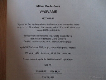 Milina Duchoňová Vyšívame - 5