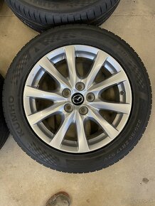 hliníkové disky MAZDA r17, letné pneumatiky 225/55 R17 - 5